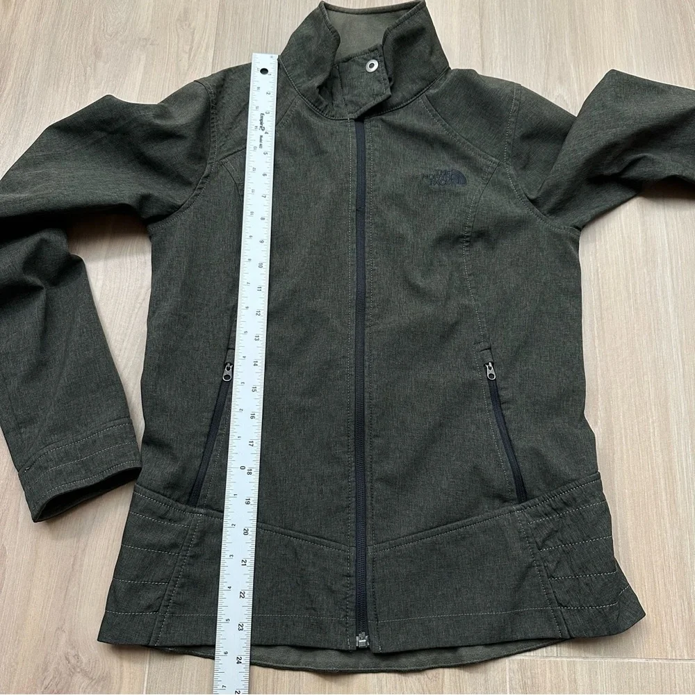 North Face Jacket Womens SMALL Calentito 2 Windwall Soft Shell Gorpcore Green